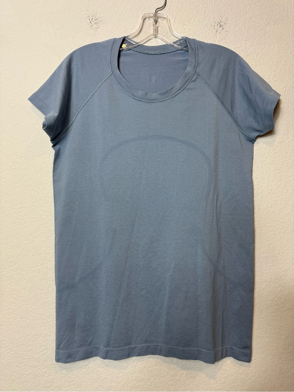 Lululemon Swiftly Tech Women’s Short Sleeve Active Tee Slate Blue Seamless sz 10